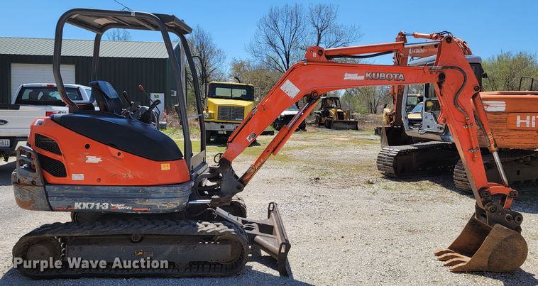 image for item HP9730 2010 Kubota KX71-3 Super Series  mini excavator