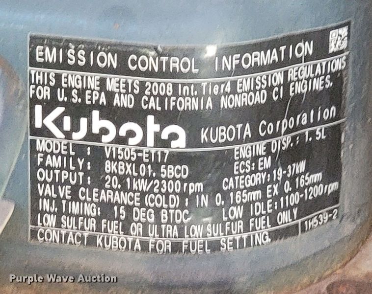 image for item HP9730 2010 Kubota KX71-3 Super Series  mini excavator