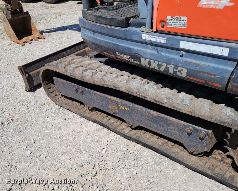 image for item HP9730 2010 Kubota KX71-3 Super Series  mini excavator