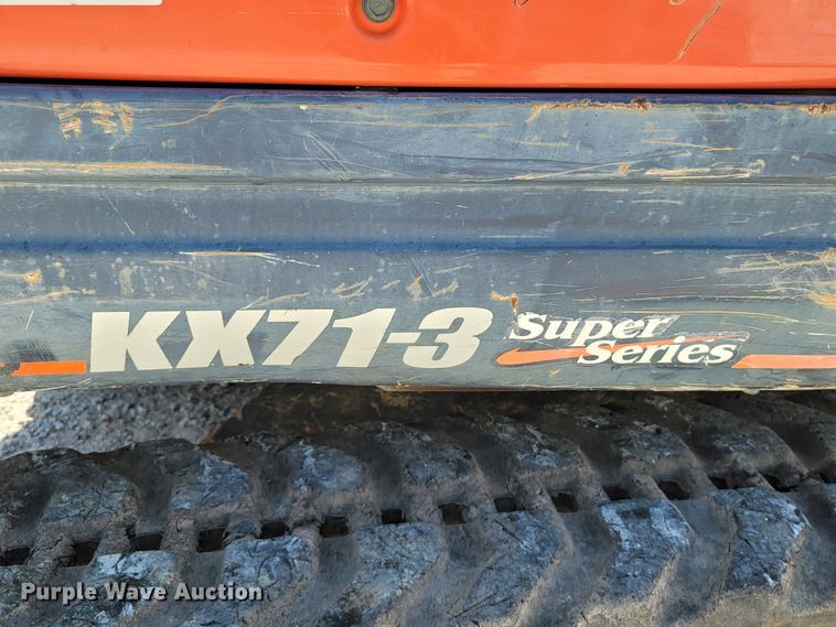 image for item HP9730 2010 Kubota KX71-3 Super Series  mini excavator