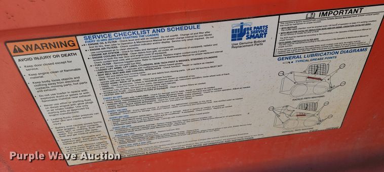 image for item HP9732 2016 Bobcat S530  skid steer loader