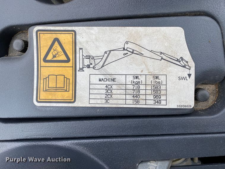 image for item JW9160 2011 JCB 2CX-12-4WS  backhoe