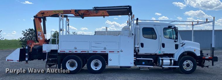 image for item KB9463 2007 Freightliner Business Class M2  Crew Cab crane truck