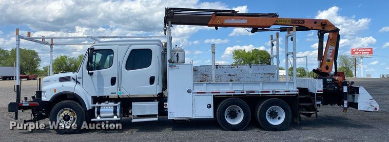 image for item KB9463 2007 Freightliner Business Class M2  Crew Cab crane truck