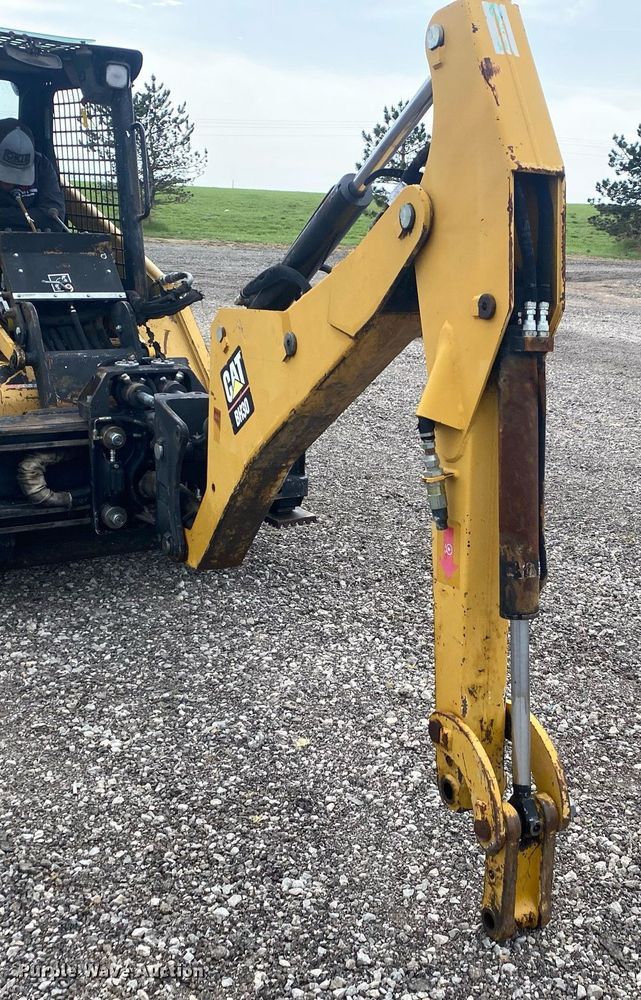 image for item KB9469 Caterpillar BH30  skid steer backhoe