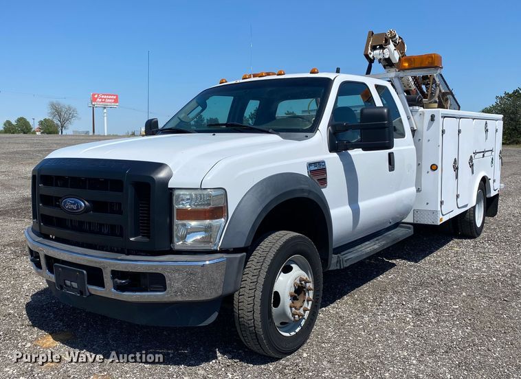 image for item KB9474 2009 Ford F550 Super Duty  SuperCab drilling rig truck