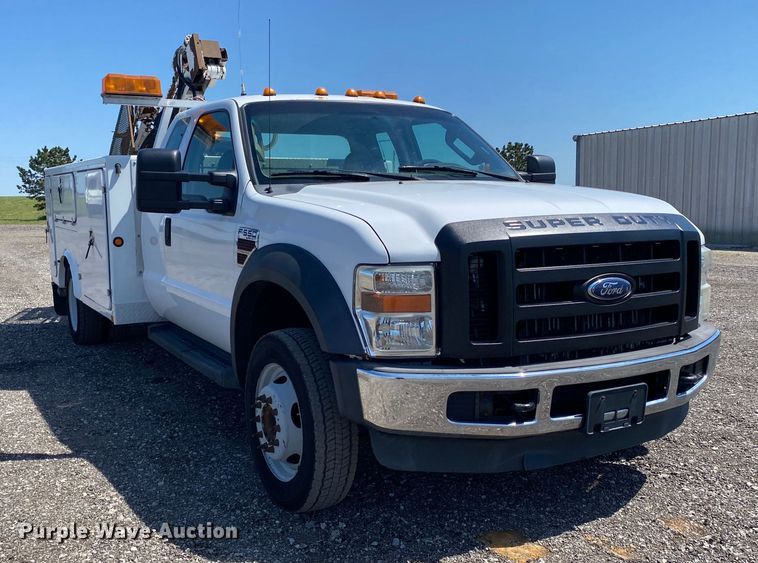 image for item KB9474 2009 Ford F550 Super Duty  SuperCab drilling rig truck