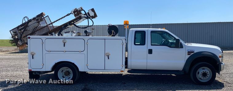 image for item KB9474 2009 Ford F550 Super Duty  SuperCab drilling rig truck