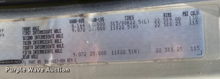 image for item KB9475 2000 Freightliner FL80  crane truck