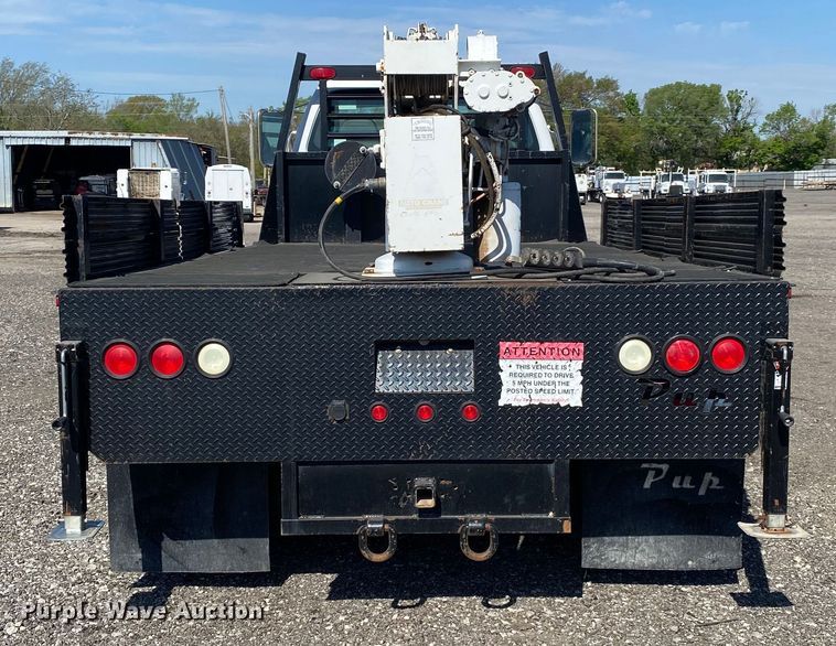 image for item KB9481 2011 Ford F650 Super Duty  flatbed truck