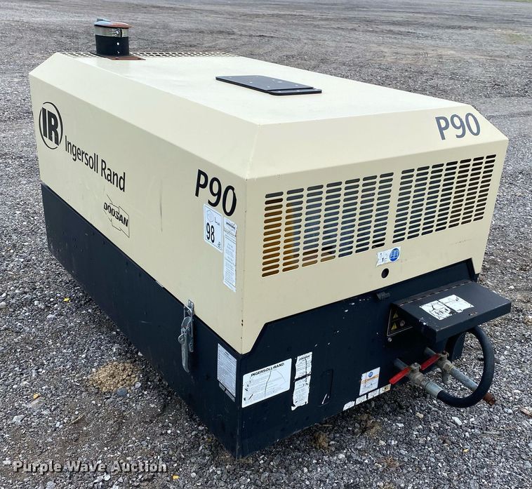image for item KB9505 2011 Ingersoll Rand P90  air compressor