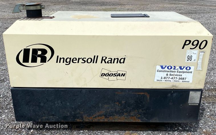 image for item KB9506 2011 Ingersoll Rand P90  air compressor