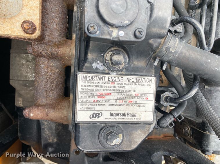 image for item KB9508 2007 Ingersoll Rand P90  air compressor