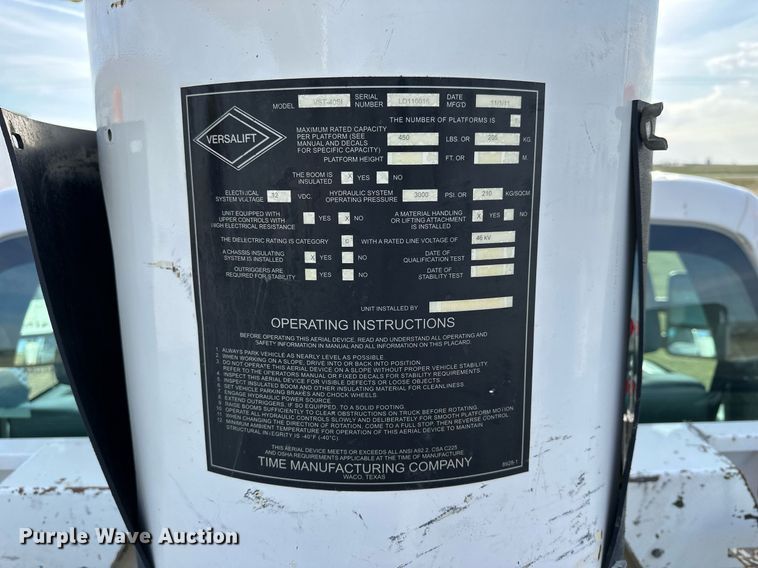 image for item KL9234 2012 Ford F550 Super Duty  bucket truck