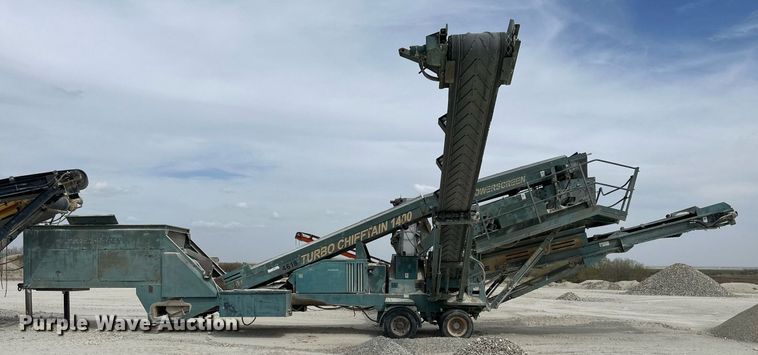 image for item KL9247 Powerscreen Turbo Chieftain 1400  screening plant