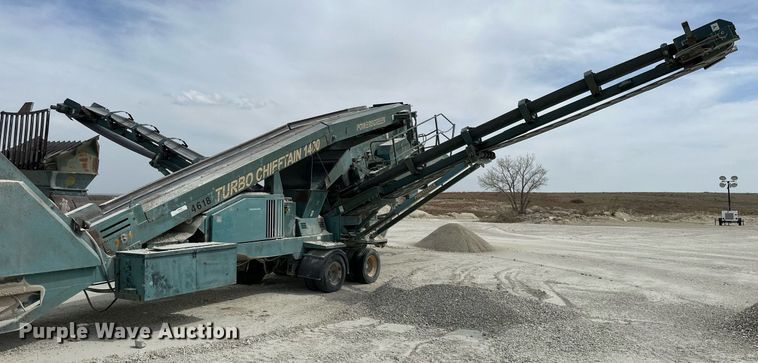 image for item KL9247 Powerscreen Turbo Chieftain 1400  screening plant