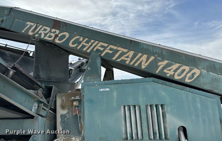 image for item KL9247 Powerscreen Turbo Chieftain 1400  screening plant