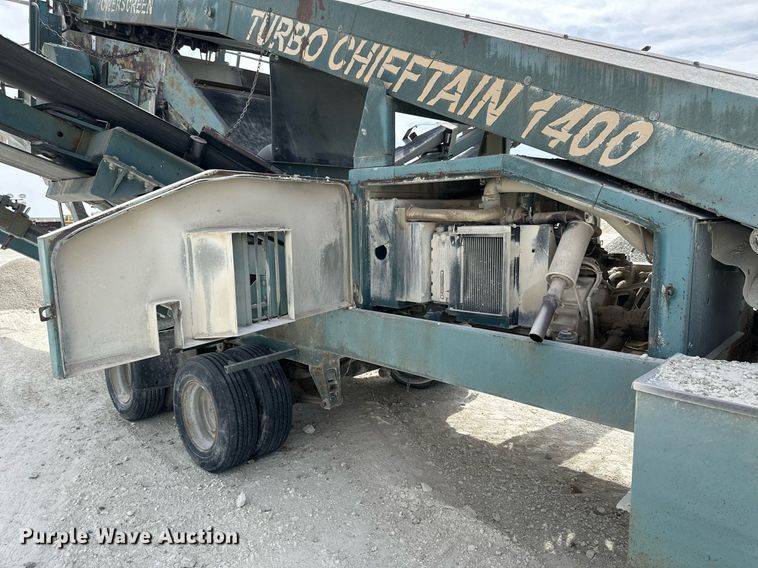 image for item KL9247 Powerscreen Turbo Chieftain 1400  screening plant