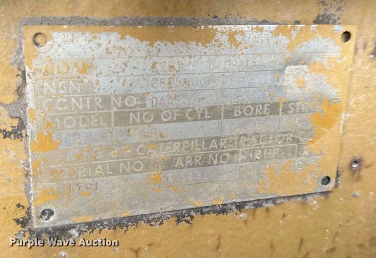 image for item KL9252 1975 Caterpillar D8K  dozer