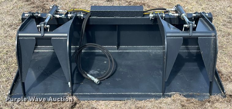image for item KR9436 JCT Attachments  skid steer grapple bucket