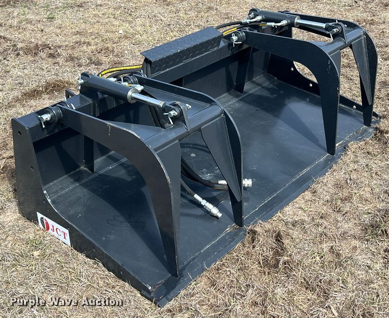 image for item KR9436 JCT Attachments  skid steer grapple bucket