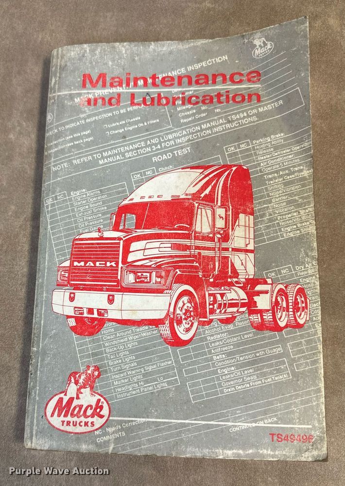 image for item KU9932 1996 Mack RD688S  dump truck