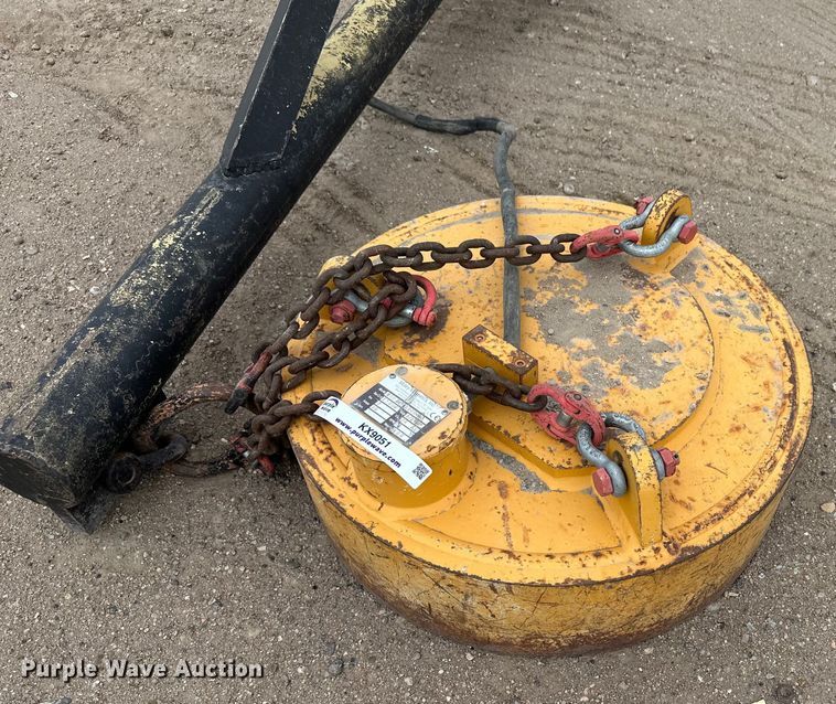 image for item KX9051 2017 Moley Magnetics  skid steer magnet