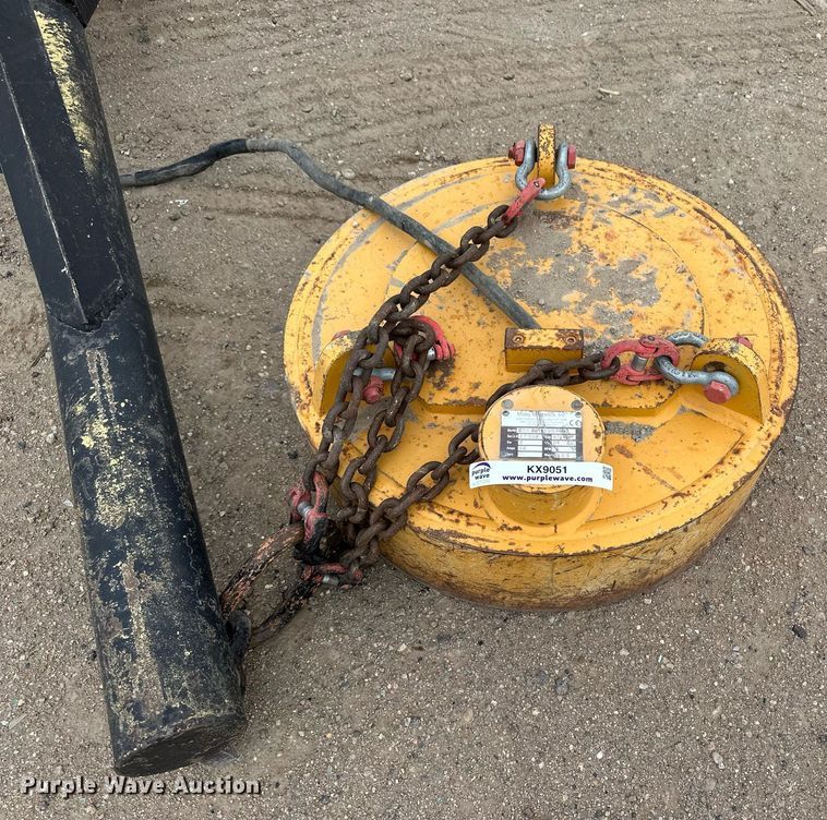 image for item KX9051 2017 Moley Magnetics  skid steer magnet