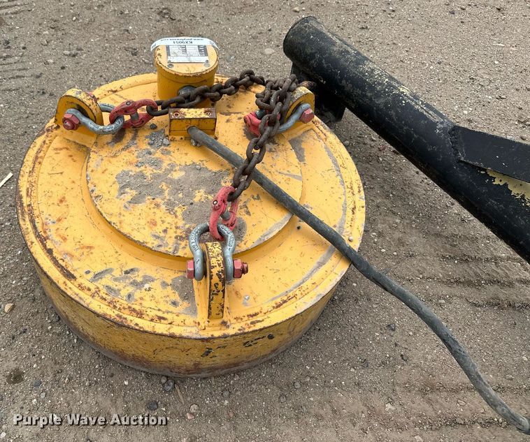 image for item KX9051 2017 Moley Magnetics  skid steer magnet