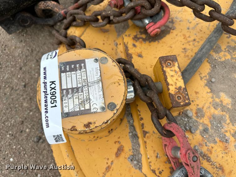 image for item KX9051 2017 Moley Magnetics  skid steer magnet