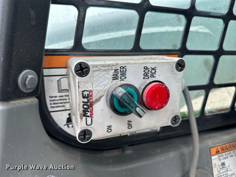 image for item KX9051 2017 Moley Magnetics  skid steer magnet