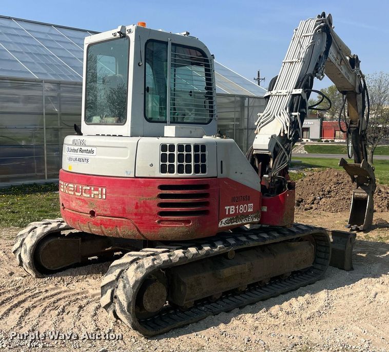 image for item LA9924 2013 Takeuchi TB180FR  mini excavator