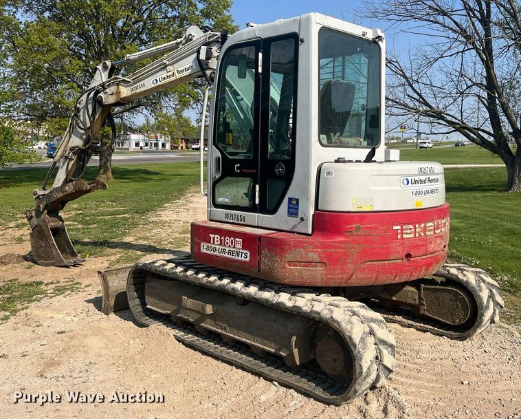 image for item LA9924 2013 Takeuchi TB180FR  mini excavator