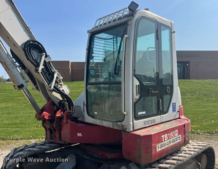 image for item LA9924 2013 Takeuchi TB180FR  mini excavator