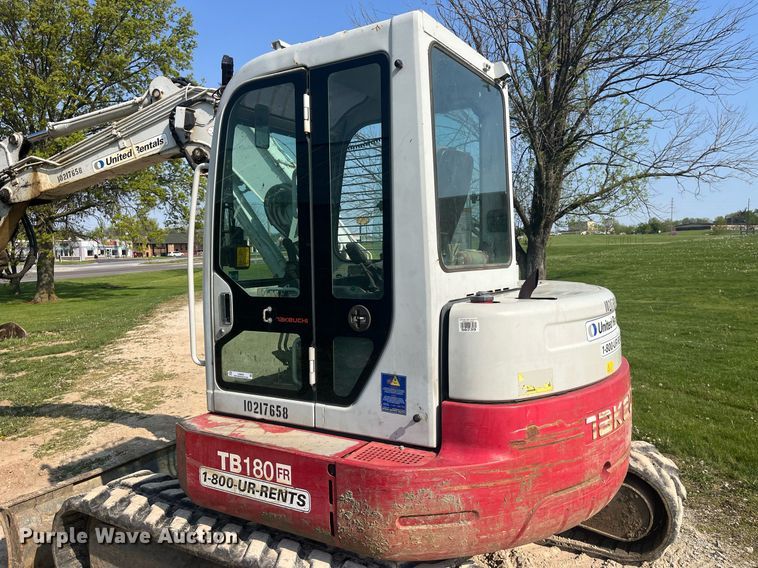 image for item LA9924 2013 Takeuchi TB180FR  mini excavator