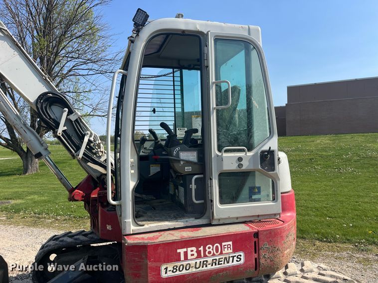 image for item LA9924 2013 Takeuchi TB180FR  mini excavator
