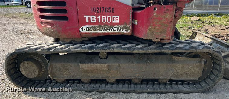 image for item LA9924 2013 Takeuchi TB180FR  mini excavator