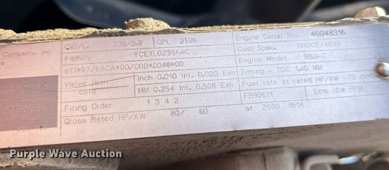 image for item LA9926 2001 Broce RC350  sweeper