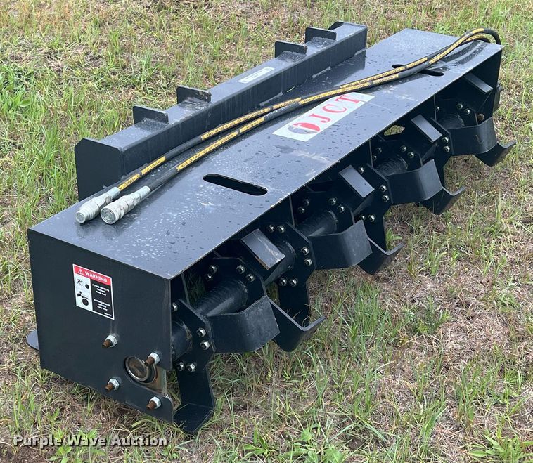 JCT Attachments skid steer tiller in Yates Center, KS Item LG9062 for