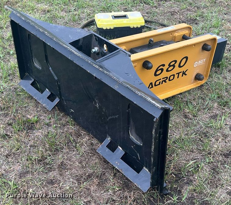 image for item LG9065 2022 Agrotk 680  skid steer breaker