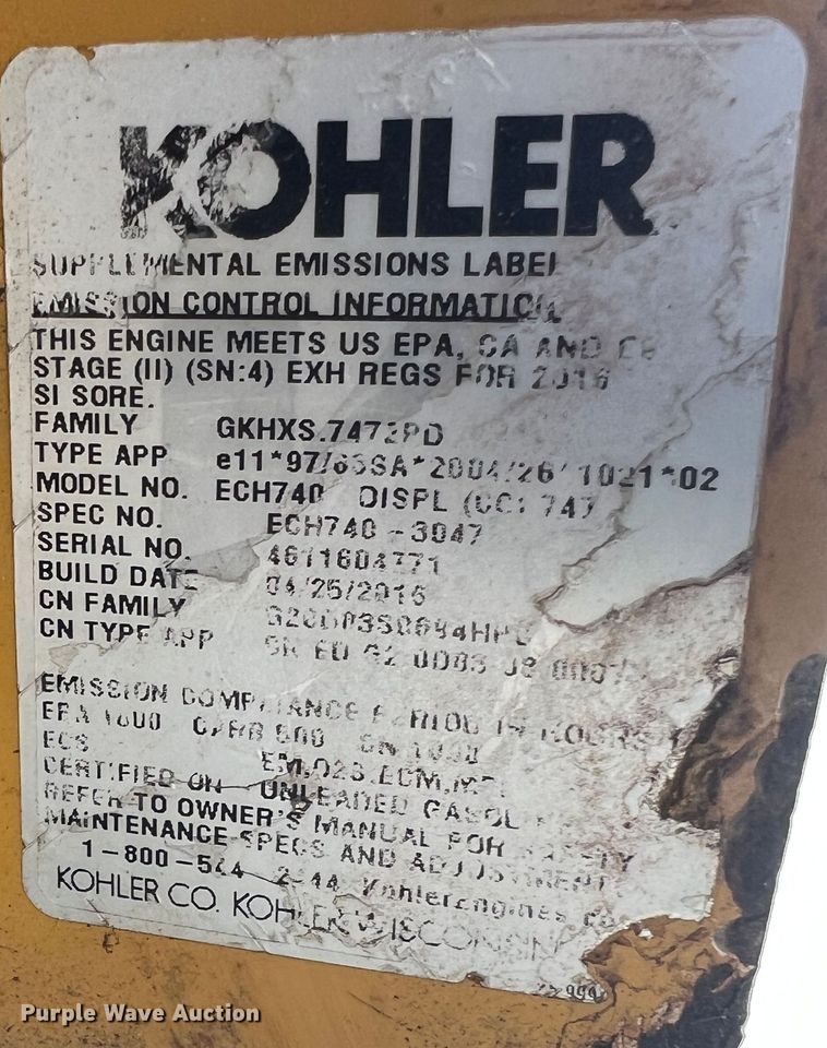 image for item LI9625 2016 Vermeer SC30TX  stump grinder