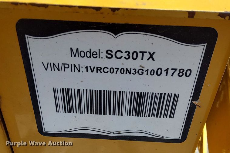 image for item LI9625 2016 Vermeer SC30TX  stump grinder