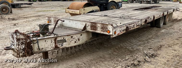 image for item LI9632 1999 Talbert  equipment trailer
