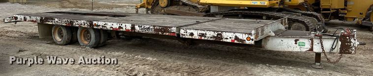 image for item LI9632 1999 Talbert  equipment trailer