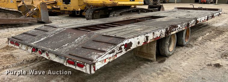 image for item LI9632 1999 Talbert  equipment trailer