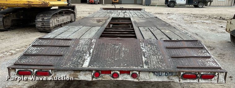 image for item LI9632 1999 Talbert  equipment trailer