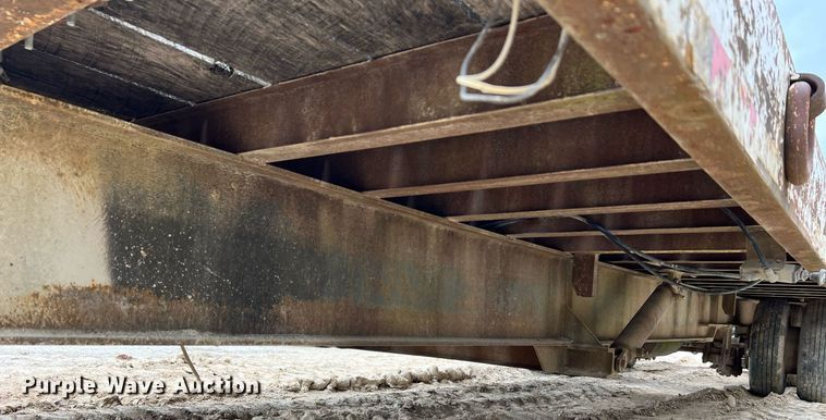 image for item LI9632 1999 Talbert  equipment trailer