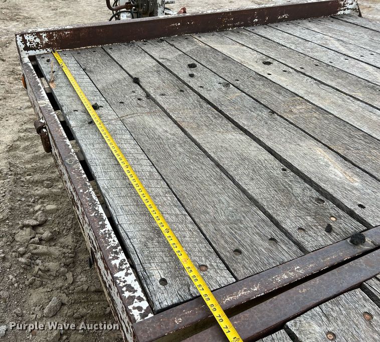 image for item LI9632 1999 Talbert  equipment trailer