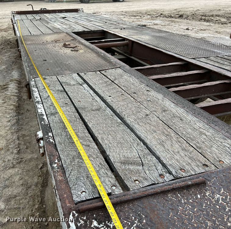 image for item LI9632 1999 Talbert  equipment trailer