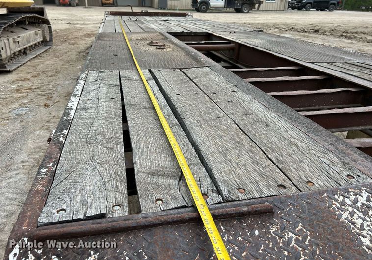 image for item LI9632 1999 Talbert  equipment trailer